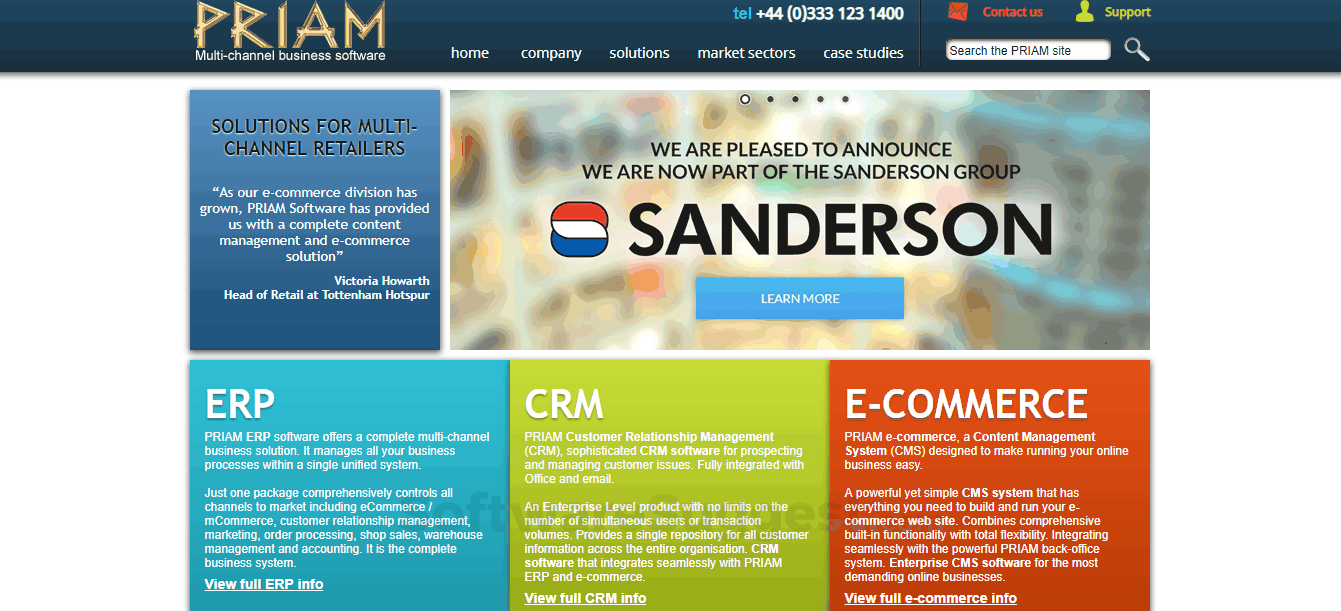 PRIAM ERP/CRM Screenshot1